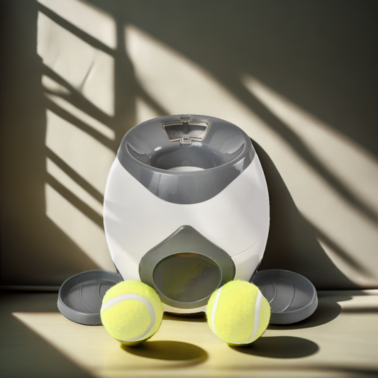 Interactive Pet Feeder Toy – 2-in-1, Ball Launcher & Treat Reward